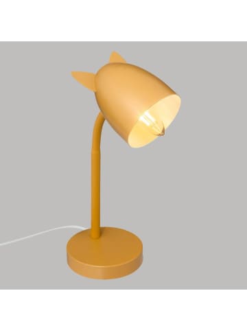 WellHome for Kids Lampa stołowa "Oreilles" w kolorze żółtym - wys. 31 x Ø 12,5 cm