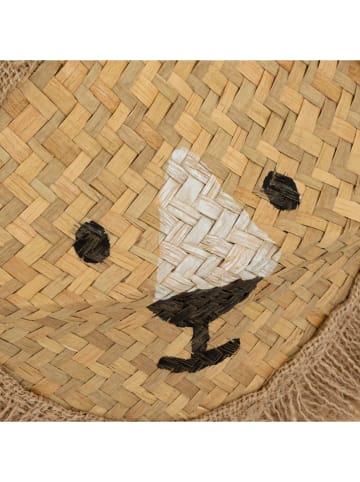 WellHome for Kids Aufbewahrungskorb ''Lion'' in Beige - (H)40 x Ø 35 cm