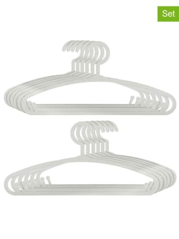 WellHome for Kids 12er-Set: Kleiderbügel in Grau - (L)13,5 x (B)28,3 cm