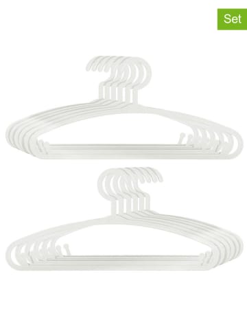 WellHome for Kids 12er-Set: Kleiderbügel in Weiß - (L)13,5 x (B)28,3 cm