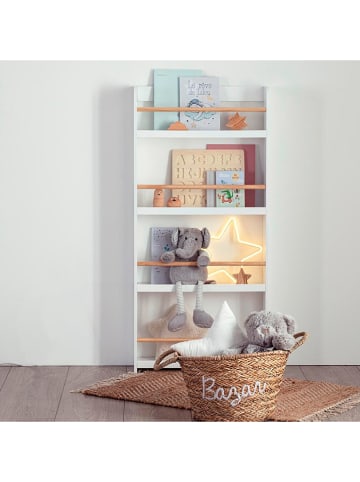 WellHome for Kids Boekenkast wit - (B)55 x (H)118 x (D)15 cm