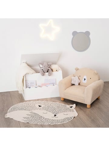 WellHome for Kids Skrzynia w kolorze białym na zabawki - 57,5 x 38,5 x 37,5 cm