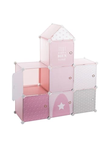 WellHome for Kids Opbergkast lichtroze - (B)95,5 x (H)109 x (D)32 cm