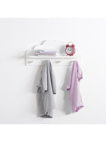 WellHome for Kids Hakenleiste in Weiß - (B)48 x (H)22 x (T)12 cm