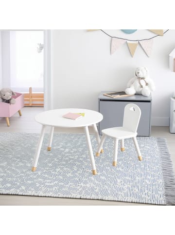 WellHome for Kids Tisch in Weiß - (H)43 x Ø 60 cm