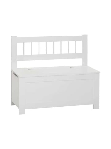 WellHome for Kids Sitztruhe in Weiß - (B)74,5 x (H)64 x (T)34 cm