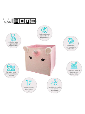 WellHome for Kids Opbergbox lichtroze - (B)29 x (H)39,5 x (D)29 cm