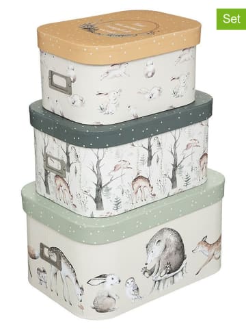 WellHome for Kids Pojemniki (3 szt.) ze wzorem