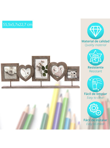 WellHome for Kids Ramka w kolorze brązowym na zdjęcia - 22,7 x 55,5 cm