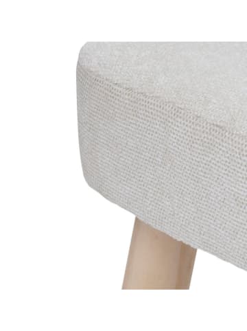 WellHome for Kids Hocker w kolorze kremowym - wys. 36 x Ø 32 cm