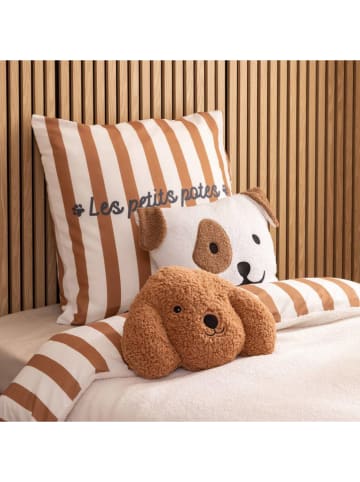 WellHome for Kids Kissen "Hund" in Hellbraun - (L)40 x (B)40 cm 