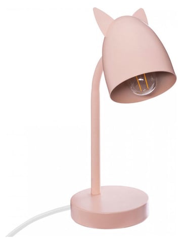 WellHome for Kids Lampa stołowa "Ohren" w kolorze jasnoróżowym - wys. 31 cm