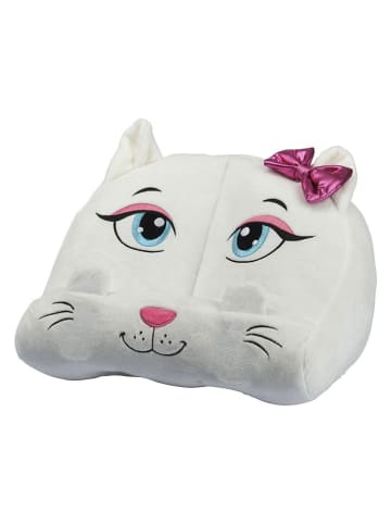 WellHome for Kids Bücherständer "Katze" in Weiß - (B)20 x (H)30 x (T)20 cm 