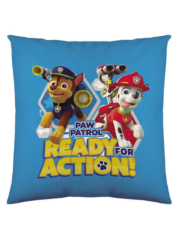 WellHome for Kids Poduszka "Psi Patrol" w kolorze niebieskim - 40 x 40 cm