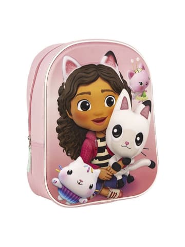 WellHome for Kids Plecak 3D "Gabby's dollhouse" w kolorze jasnoróżowym