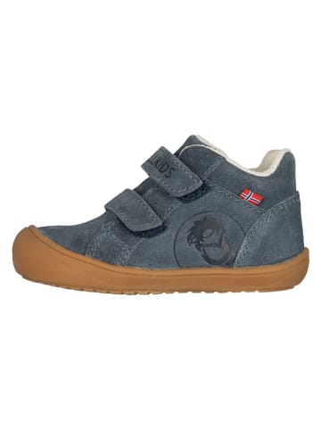 Trollkids Leren loopleerschoenen "Alesund" blauw