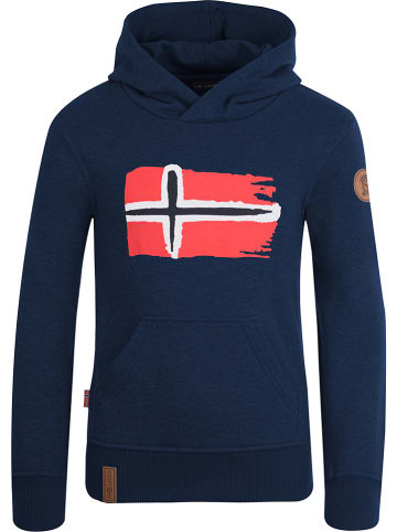 Trollkids Hoodie "Trondheim" donkerblauw
