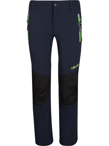 Trollkids Softshellhose "Lysefjord" in Dunkelblau/ Grün