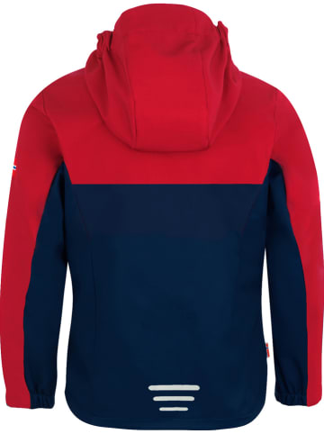 Trollkids Softshelljacke "Kristiansand" in Dunkelblau/ Rot