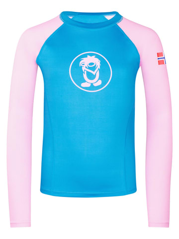 Trollkids Badeshirt "Kvalvika" in Blau