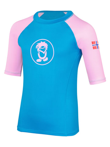 Trollkids Badeshirt "Kvalvika" in Blau