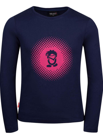 Trollkids Koszulka funkcyjna "Pointillism" w kolorze granatowym