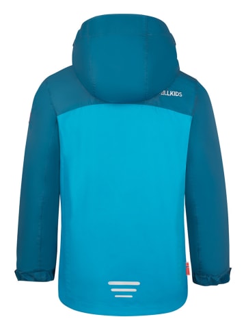 Trollkids 3in1-Regenjacke "Bryggen" in Hellblau