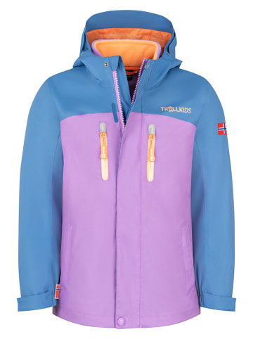 Trollkids 3-in-1 regenjas "Bryggen" paars