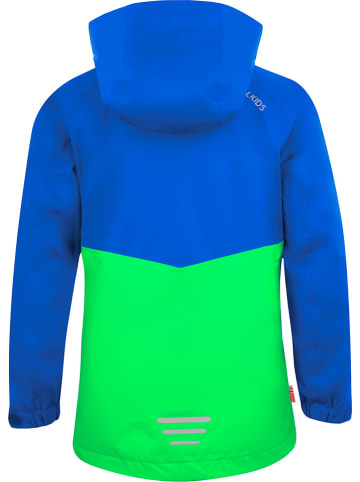 Trollkids Regenjacke "Nusfjord" in Grün/ Blau