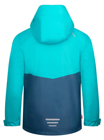 Trollkids Regenjacke "Nusfjord" in Blau/ Dunkelblau