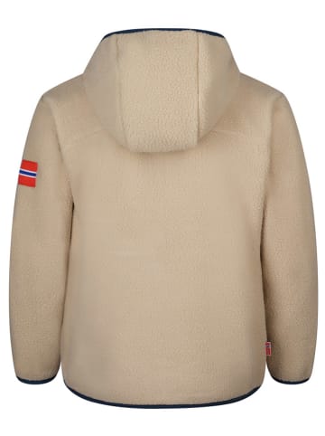 Trollkids Kurtka polarowa "Aurlandsfjord" w kolorze beżowym