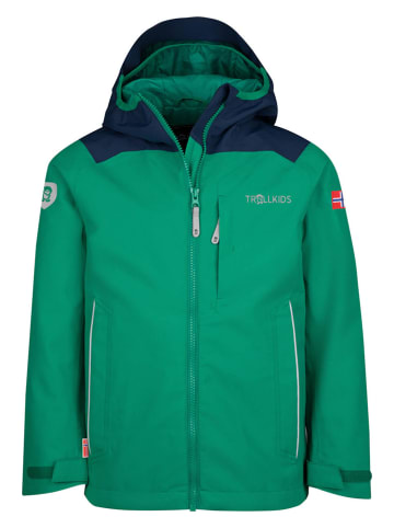 Trollkids Regenjas "Bergen" groen