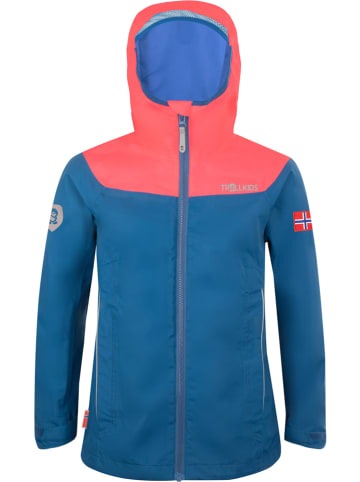 Trollkids Regenjacke "Bergen" in Blau