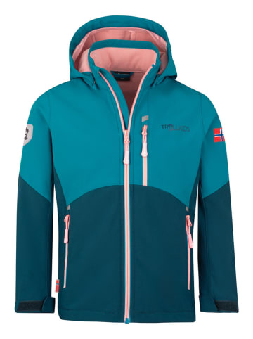 Trollkids Softshelljas "Balestrand" blauw
