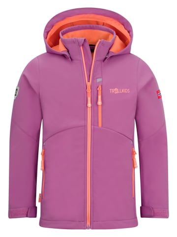 Trollkids Softshelljas "Balestrand" lichtroze
