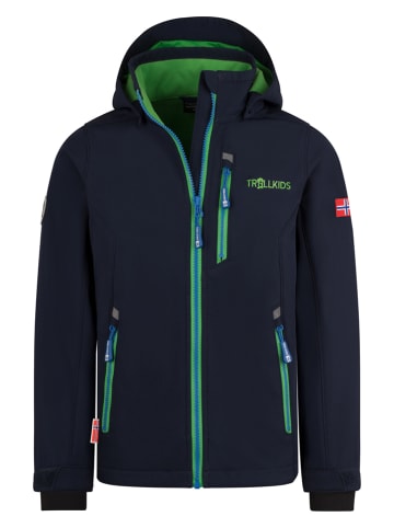 Trollkids Softshelljas "Balestrand" donkerblauw