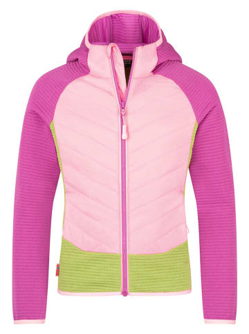 Trollkids Hybride fleece vest "Sirdal" roze