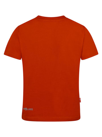 Trollkids Shirt "Halsafjord" in Rot