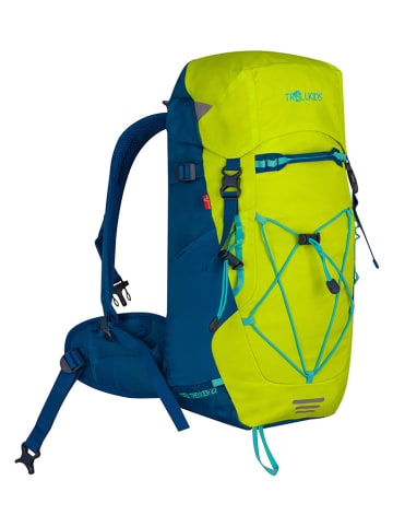 Trollkids Wandelrugzak "Fjell Trekker 22" groen/blauw - (B)24 x (H)50 x (D)18 cm