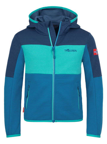 Trollkids Kurtka polarowa "Sogndal" w kolorze niebieskim
