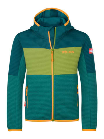 Trollkids Fleece vest "Sogndal" groen