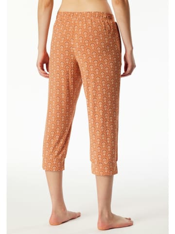 Schiesser Spodnie piżamowe w kolorze pomarańczowym