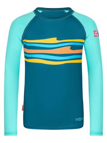 Trollkids Zwemshirt "Haukland" turquoise