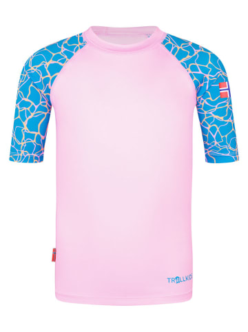 Trollkids Zwemshirt "Haukland" lichtroze