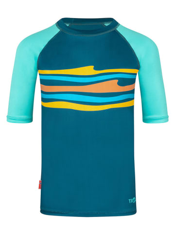 Trollkids Zwemshirt "Haukland" turquoise
