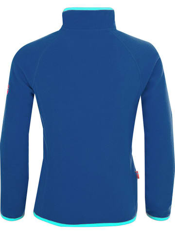 Trollkids Fleece trui "Nordland" blauw/turquoise