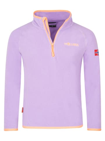 Trollkids Bluza polarowa "Nordland" w kolorze fioletowym
