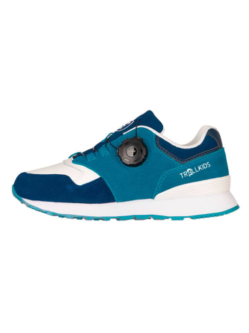 Trollkids Sneakers "Kristiansand" blauw/wit