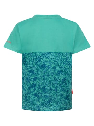 Trollkids Koszulka "Flakstad" w kolorze turkusowym