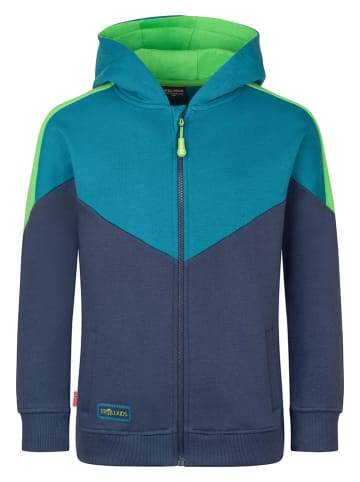 Trollkids Sweatjacke "Flekkefjord" in Blau